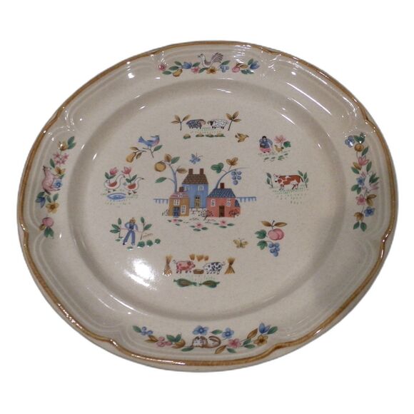 International China Company Heartland Platter Plate Stoneware 7774 - Picture 1 of 3